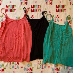 3 tank tops - all same style